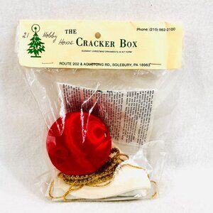 Vintage Cracker Box "Hobby Horse" Christmas Ornament Kit
